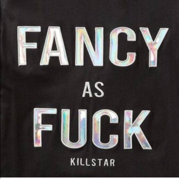 NWT KILLSTAR Fancy as F*ck shirt goth punk witch - Picture 2 of 3
